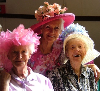 Gill Alcock; Bonnets; a smile is worth a million bucks