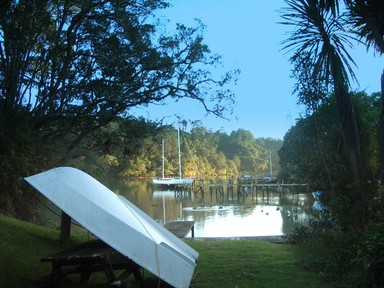 J.M.Raby; Morning Reflections; This is the view from my garden in Beachhaven. I am passionate about the beauty of the Upper Harbour.