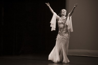 Gillian Green; TanyaThePassionateBellydancer; Taken at the Amera Dances bellydance show, Saturday 13th July 2008. I love the vintage feel of bellydancing, hence the sepia treatment.