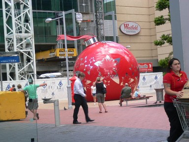 Winifred Struthers;Christmas Bauble; At the bottom of Queen Street.