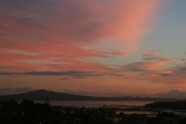 Lynn Clayton; Rangitoto Morning