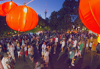 John Ling; Lantern Festival 2009;As I am one of the volunteer from participated Auckland Chinese Community Centre Inc, The festival getting better and better each year. Attracting more and more people each year! This is the 10th.