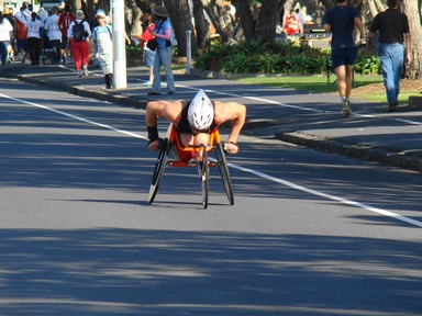 Paul Barrett;Wheel Power;Round the Bays 09   Kohimarama