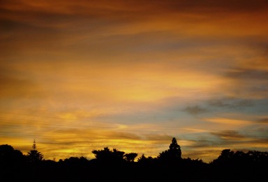 Yvette; Sunrise at my house;taken 3 september 2008