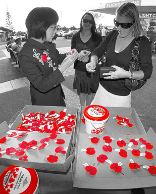 John Ling;Poppy day in Botany