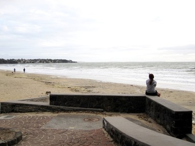 JERRY ZINN;Admiring Takapuna beach.;Such a serene mood at Takapuna beach