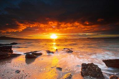 Young Jin Kim; Surise at Northhead; taken at northhead