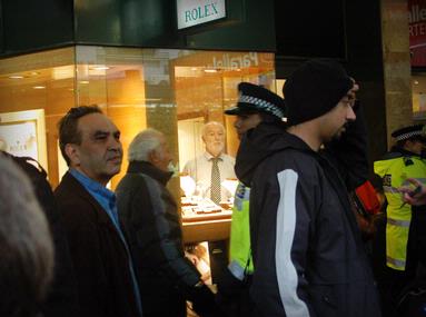 Tineke van der Walle; Rolex shop owner during Queen st Hikoi