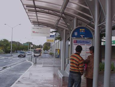 Shiva Sankaran; Next bus out....;Taken on a Sunday morning at the Manukau mall.