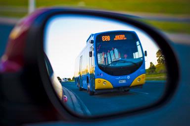 Phil Clark; Bus Pass(ing; North Star Orewa 893 Bus passing my car