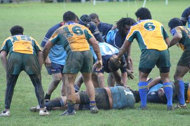 Suzette Bothma; Rugby, rain & mud; Taken at Orakei Domain