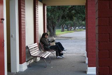 Suzette Bothma; Reading; Taken at Mission Bay