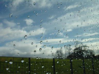  clear drops of water