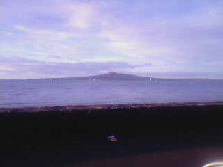 Naleen; Rangitoto taken on my cellphone