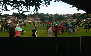  The photo was taken on 6th June, as that was the march of Tunnel or Nothing in Hendon Pk, Mt Albert. However, the recorded info in the camera shows it is the 5th of June, which is not ture.