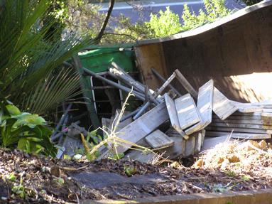 Cameron Leakey; Crash!; This Photo was taken on my driveway of the truck that crashed into the bush.