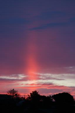 Judy Klaus; Sunburst; Waiheke sunset