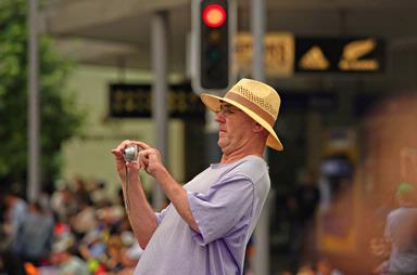 Jack Yueh; Snapshot at Santa Parade