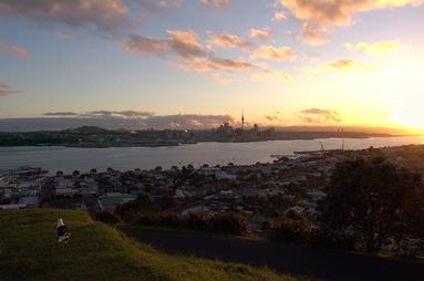 Lena Fedosova; Seagull and sunset; Mt Victoria