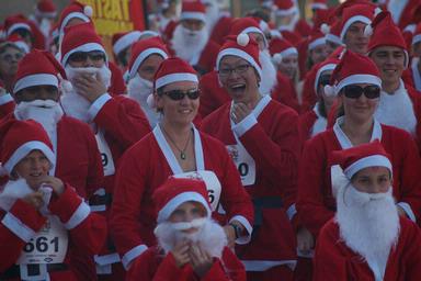  Auckland Santa Fun Run 2009