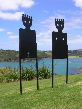 Judy Klaus;Standing tall; photo take Waiheke garden safari