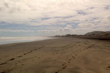 Lena Fedosova;They were off and away; No one at Muriwai Beach