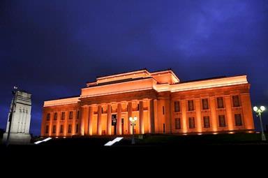 Dusan; Auckland's museum; taken in auckland after 8.30pm