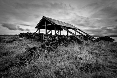 Ewen Cafe;Ambury Hut; Dusk at Ambury Park, Mangere, overlooking the Manaukau Harbour.