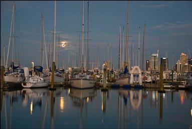 Nikolai Vakhroushev;Rising Moon; Westhaven Marina