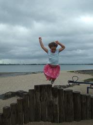 Elena Styles; Jump; Hillsborough playground, Auckland