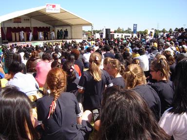 Faye Johnson;Crowd at Polyfest 2010