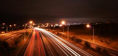 Tammy Bunt; Constellation Lights; Long exposure taken from the bridge over the Constellation on ramp, North Shore