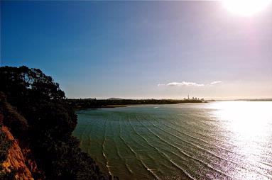 Conor Horton;Partly Cloudy;City of Auckland in the distance preceded by mother nature doing its thing.