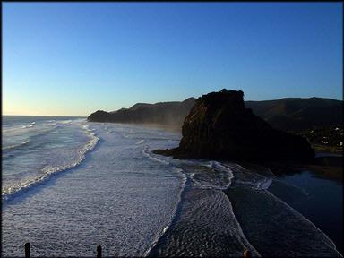 Francesca Gallo;Sunset at Piha