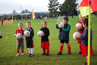 Anna Mannion; Learning Ball Skills; McLeod Park, Te Atatu