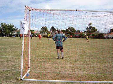 Jan Dixon; Waiting for some action.; Keith Hay Park, Mt Roskill