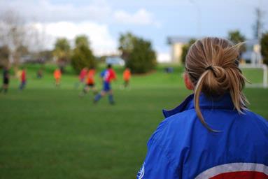 Haylea Muir; Like Father Like Daughter; Alicia watches her Dad play for Fencibles United FC, still in her own Fencibles uniform from her earlier game.