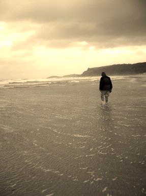 Alex Saifiti; Refletion; Taken at Pakiri beach, Auckland