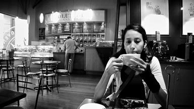  Taken in an central Auckland coffee shop one Saturday morning