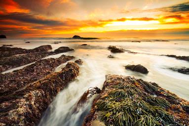 Sunset at Muriwai