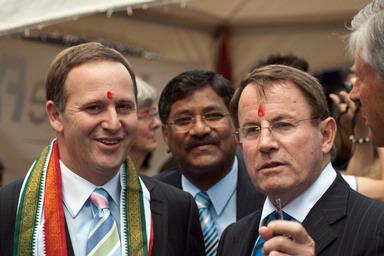 Nikolai Vakhroushev; Two mates; John Key and John Banks