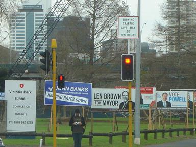 Sam Dee; Victoria Park political signage; Who to vote for?