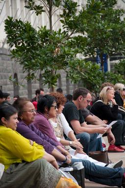 Aaron Salazar;Enjoying Diwali;Cultural festivals such as Diwali celebrates Auckland's diversity. Aoeta Centre. 30 Oct 10