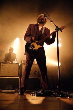Grant Stantiall; The Specials @ Logan Campbell Centre; Lynval Goulding playing guitar for UK band The Specials.