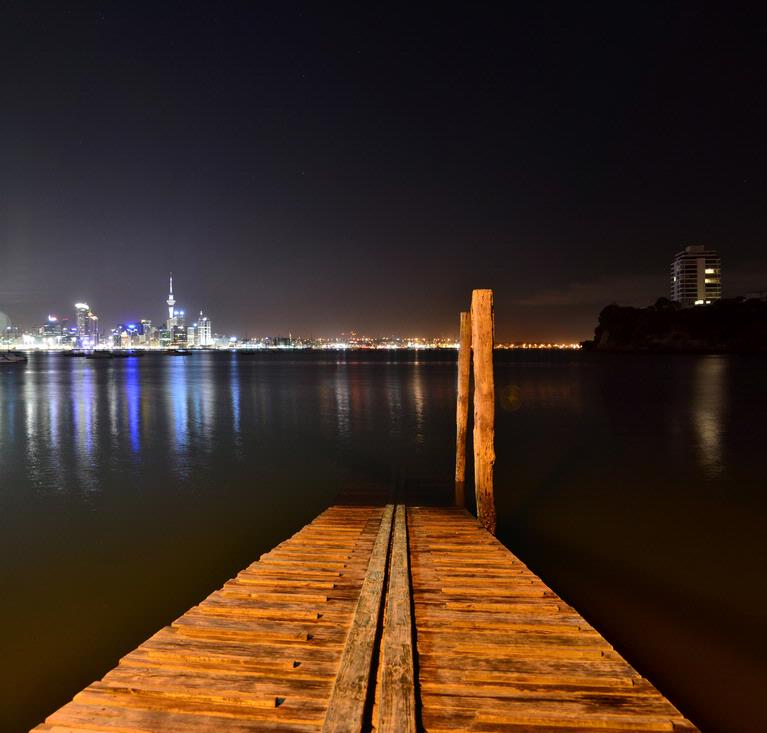 Daniel Worthington;Jetty; Taken around 1am on a clear night from Devonport