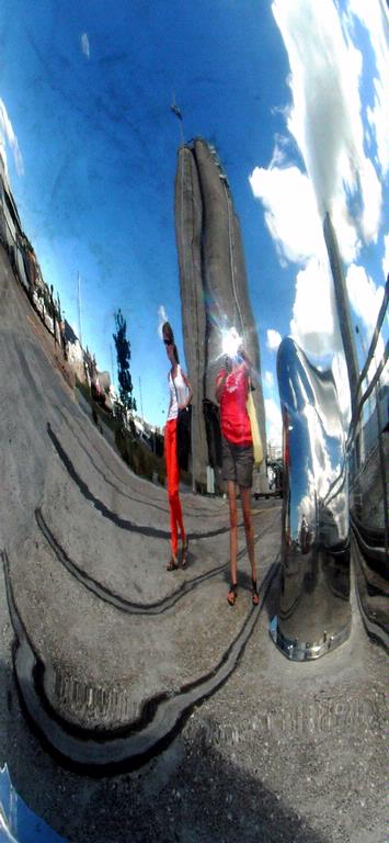 Kelly Chaston;Funnel Reflection;Wynyard Quarter Auckland