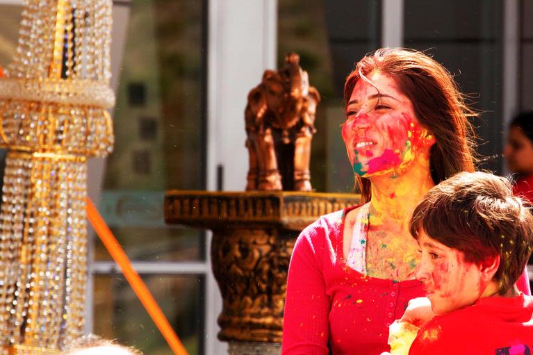 Mark Scotting; The colour of Holi; The Holi Festival 2012 TelstaClear events center