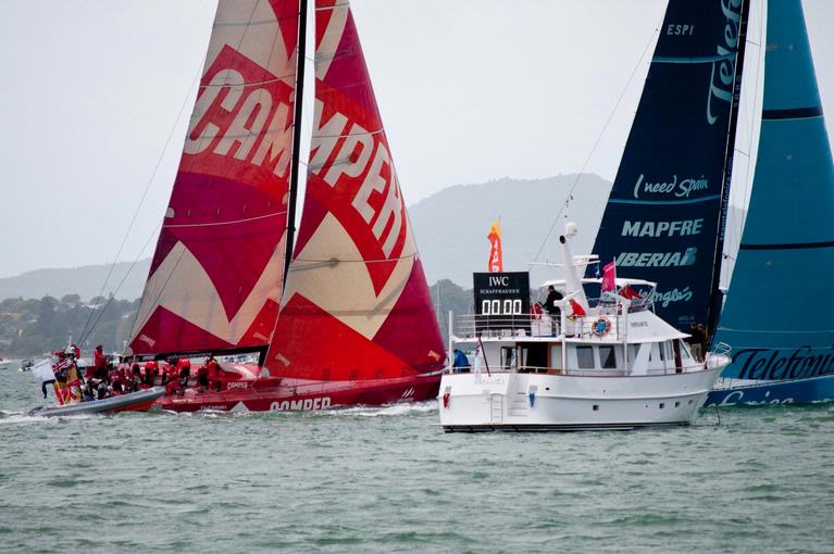 Victor Tourok;Volvo race start; Start Volvo race to the 5th leg