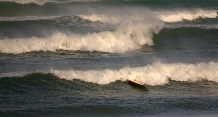 janice nathan; Whipe out; Shot at Piha
