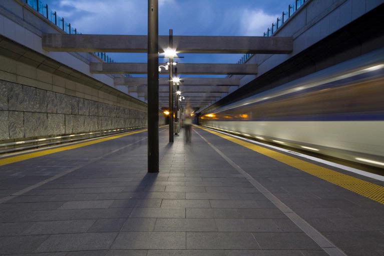 Claire Hamilton; Lone Passenger; New Lynn Train Bus and Station